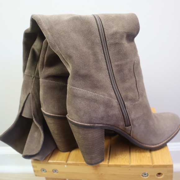 Vince Camuto Suede Over-the-Knee Boots – Gray – Women’s Size 9 - Picture 5 of 9